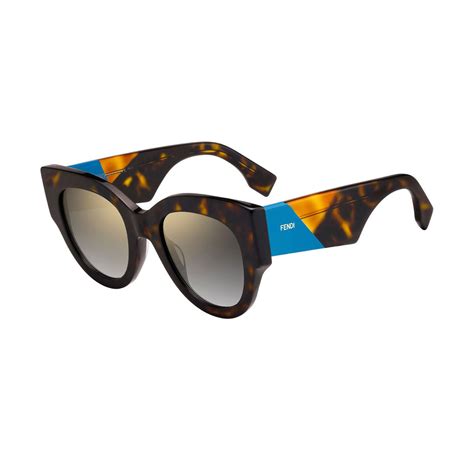 fendi dark havana sunglasses|fendi spectacles.